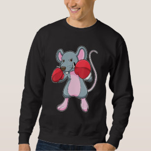 Rat Boxer Boxing Gloves Sweatshirt