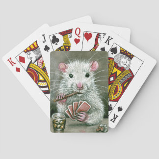 Rat card cigar booze drink