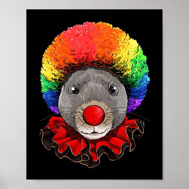 Rat Clown Mouse Rat Rodent Circus 78 Poster (Front)