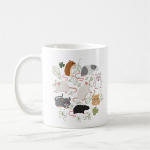 Rat Coffee, Cute Rat Gift, Rat Lover, Rat Gift Coffee Mug