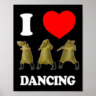 Rat Dance Meme 2025 Funny Trendy #ratdance 2 Poster