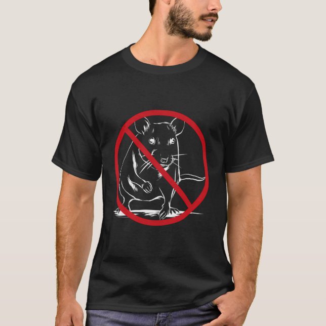 Rat Exterminator Pest Control T-Shirt (Front)