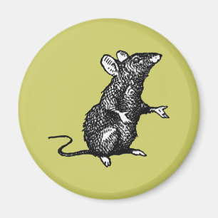 "rat face" - Customised Magnet
