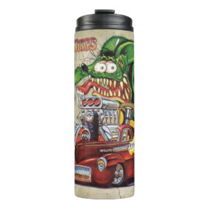 Rat Fink 10 hot drink tumbler