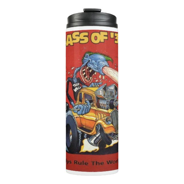 Rat Fink 17 hot drink tumbler (Front)
