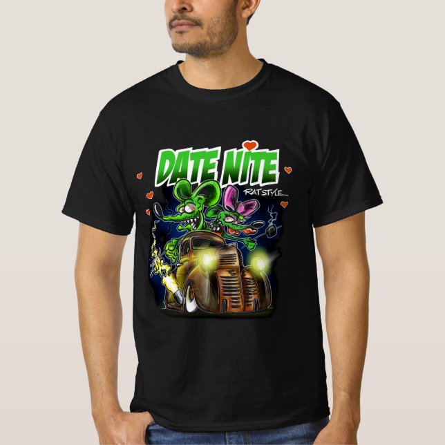 Rat fink date nite T-Shirt (Front)