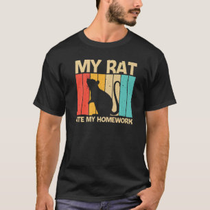 Rat For Kids Boys Mouse Pet Rodent Rat T-Shirt