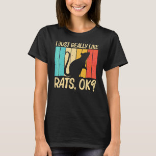 Rat For Men Women Mouse Pet Rodent Rat T-Shirt