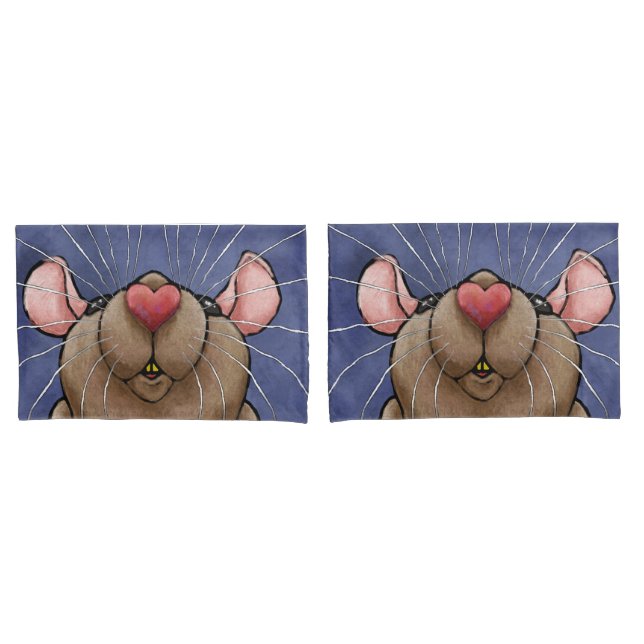 Rat Heart Pillow Cases (Front-Set)