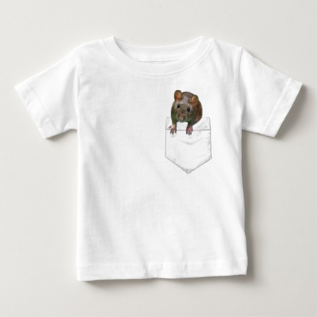 Rat In Your Pocket Baby T-Shirt (Front)