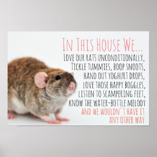 Rat Lover Poster