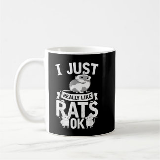 Rat Lover Rodent Funny Animal Pet Cute Rat  Coffee Mug