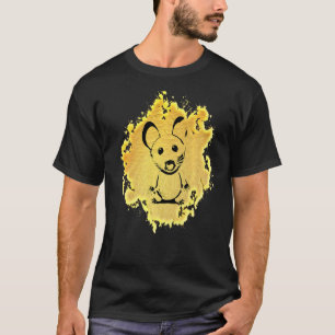 Rat Motif Cute Rat In Hand Rodent Cheese Pet Anima T-Shirt