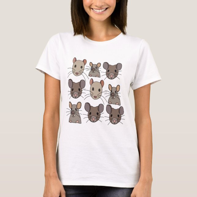 Rat Mouse Mice T-Shirt (Front)