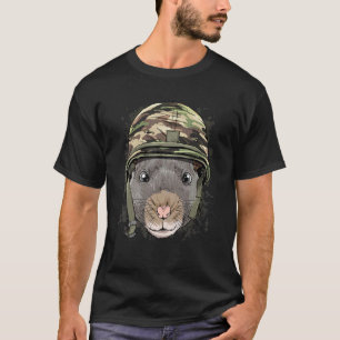 Rat Mouse Military Soldier Veterans Day Mice Roden T-Shirt