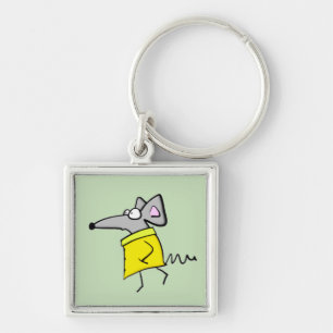 Rat on the Catwalk Key Ring