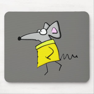 Rat on the Catwalk Mouse Pad