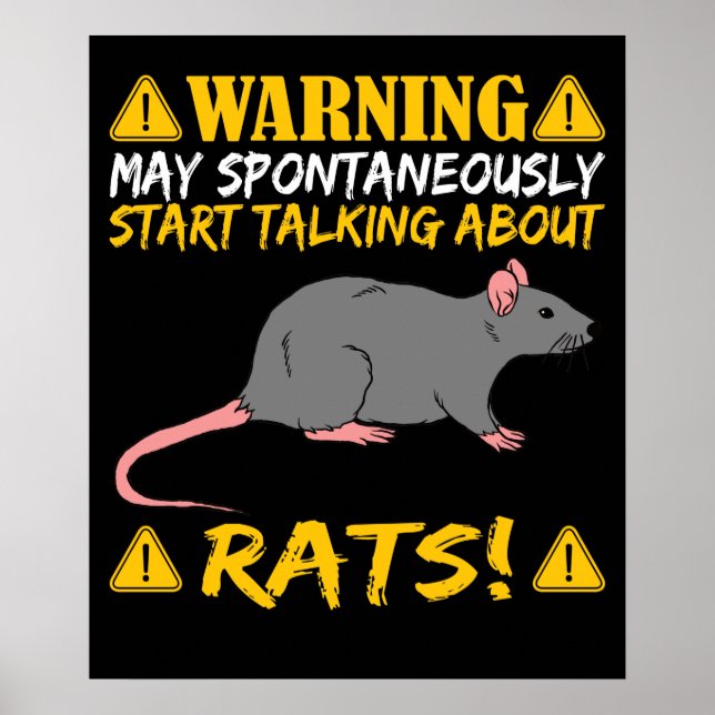 Rat owner Talk about Rats Poster (Front)