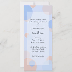 Rat Pack Invitation - Blue