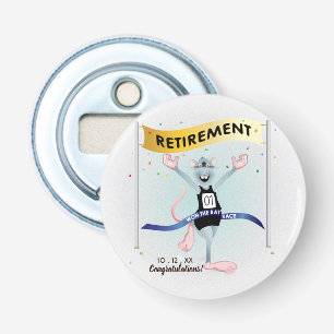 Rat Race Funny Retirement Bottle Opener