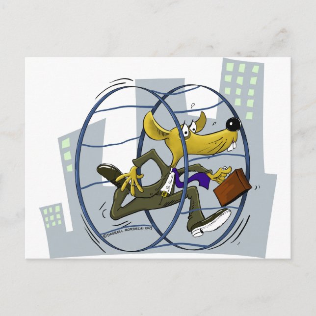 rat race postcard (Front)