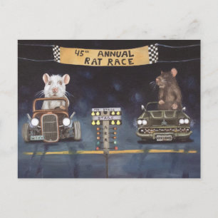 Rat Race Postcard