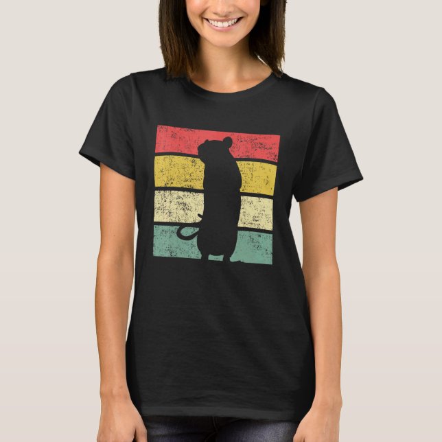 Rat Rat Mouse Retro T-Shirt (Front)