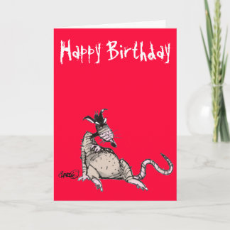 Rat Rod Birthday Card