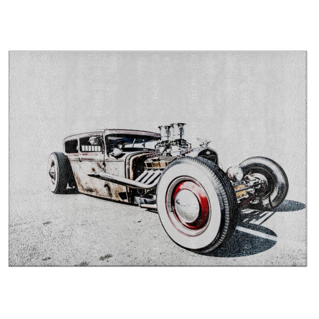 Rat Rod  Cutting Board (Front)