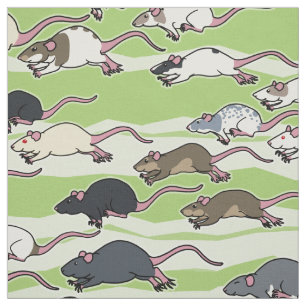 Rat Run Pattern Fabric
