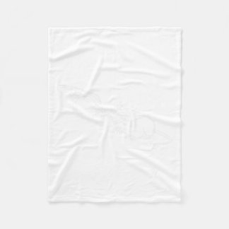 Rat Scary Skeleton Hand Boop Spooky Halloween  Fleece Blanket
