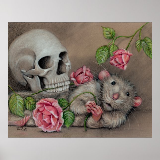 Rat Skull Roses poster (Front)