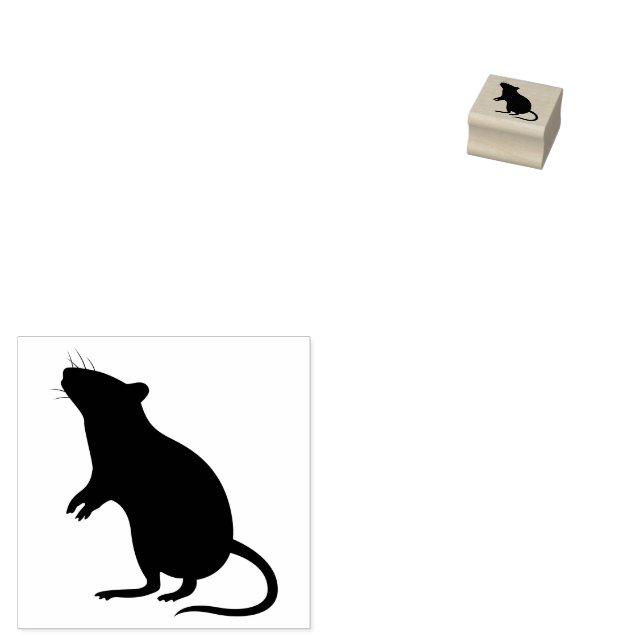 Rat Stamp for Stamping Crafting Planners (Stamped)