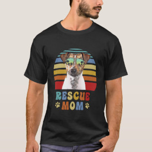 Rat Terrier Adopt Foster Rescue Dog Mum T-Shirt