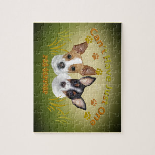Rat Terrier Can't Have Just One Jigsaw Puzzle