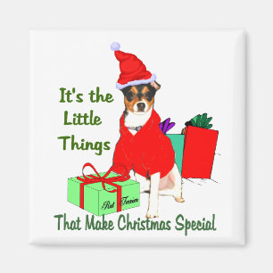 Rat Terrier Christmas Gifts Magnet