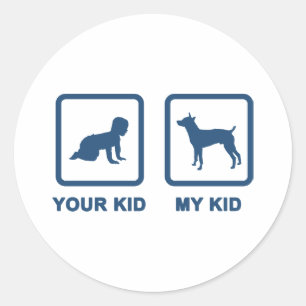 Rat Terrier Classic Round Sticker