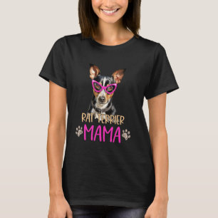 Rat Terrier Dog Breed Mama Cute Puppy Mother T-Shirt