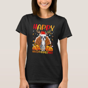 Rat Terrier Dog Happy Rat Terrier Hellothanksmas T-Shirt