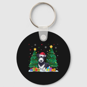 Rat Terrier Dog Lovers Santa Hat Ugly Christmas Sw Key Ring