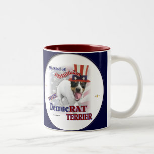 RAT TERRIER  Gifts Two-Tone Coffee Mug