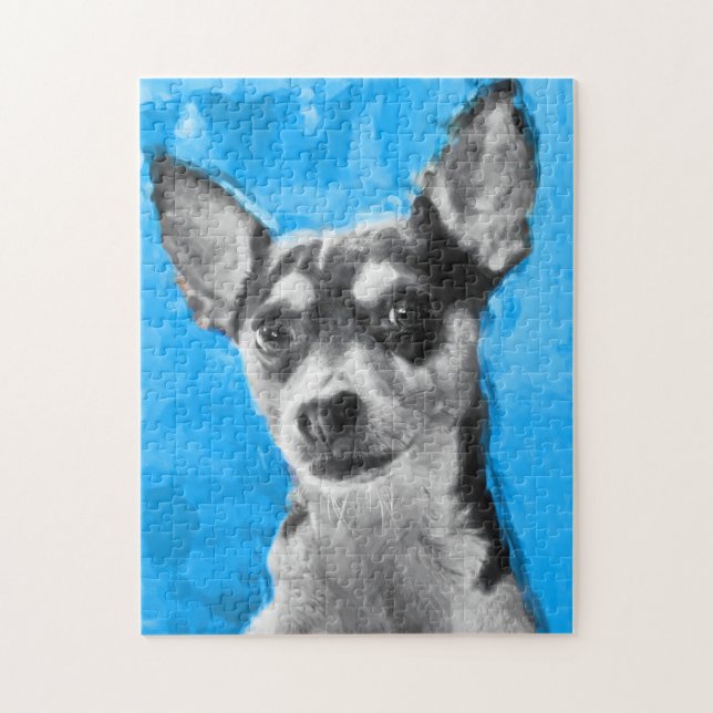 Rat Terrier, Modern Art, Jigsaw Puzzle (Vertical)