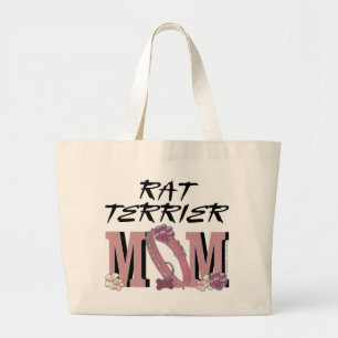 Rat Terrier MOM Large Tote Bag