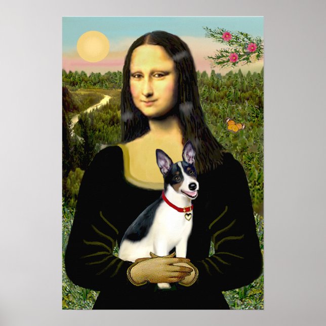 Rat Terrier - Mona Lisa Poster (Front)