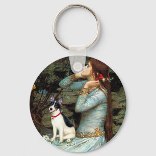 Rat Terrier - Ophelia Seated Key Ring