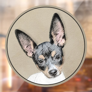 Rat Terrier Painting - Cute Original Dog Art