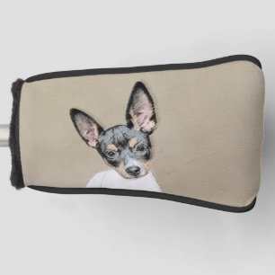 Rat Terrier Painting - Cute Original Dog Art Golf Head Cover