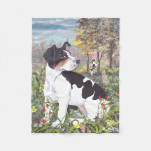 Rat Terrier Puppy Dreamer Fleece Blanket