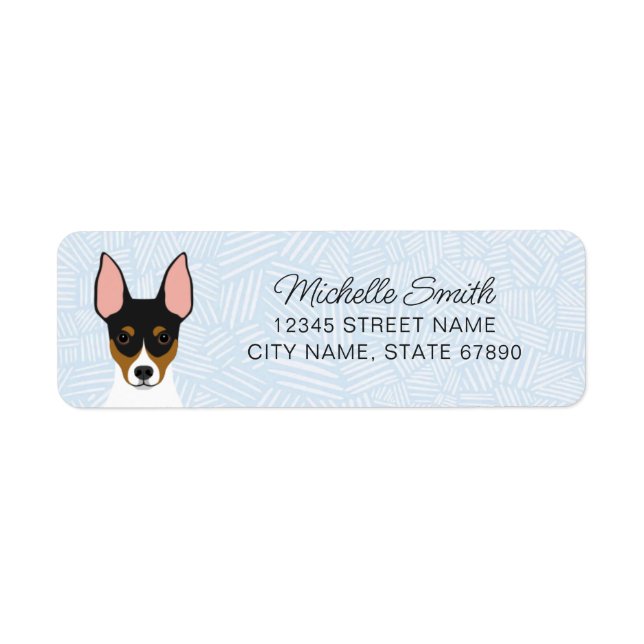 Rat Terrier Return Address Labels (Front)