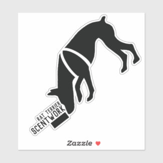 Rat terrier scentwork sticker